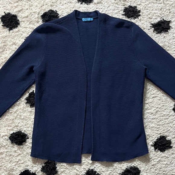 J. McLaughlin Sweaters - J. McLaughlin size small Deep Blue Women's Cardigan